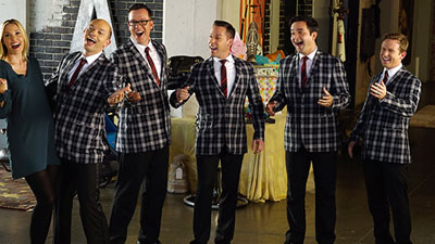 the moonRays singing on the league as the doo-wop group